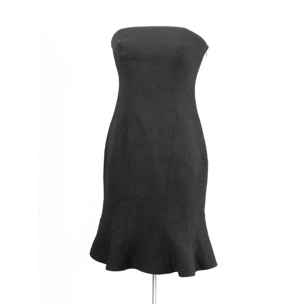 5 à 7, Black elegant strapless dress size 8